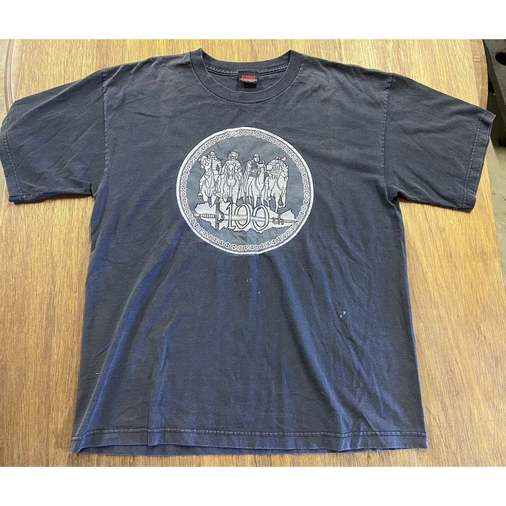 Vintage Highlander Official Product 100th Anniversary Graphic Tee Black XL